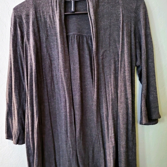 Dark Gray Flyaway Cardigan - Picture 1 of 5
